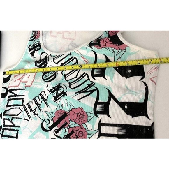 NASCAR Chase Authentics Jeff Gordon White All Over Print Tank Top Shirt Size XL - Picture 7 of 11